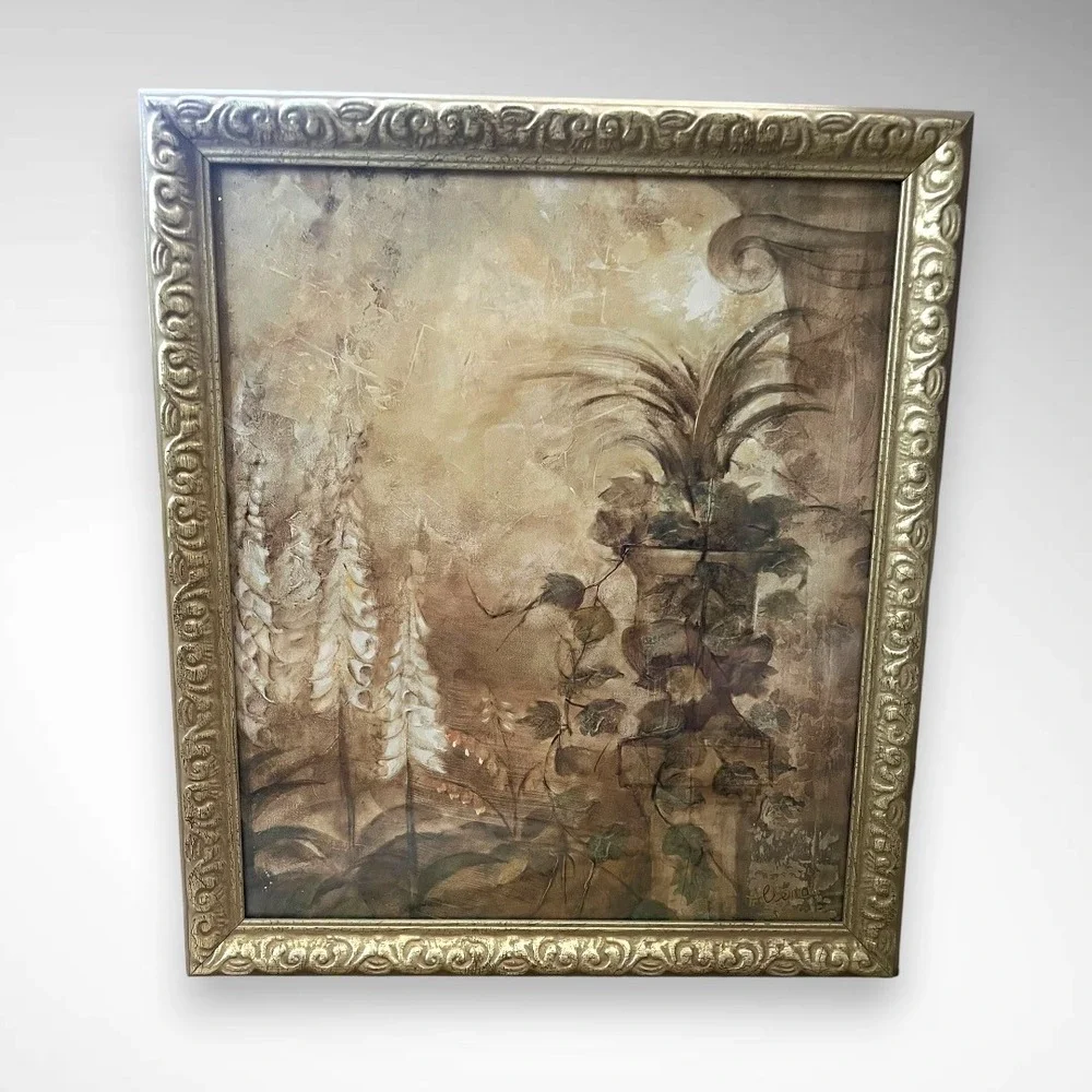 2 Large Framed Sepia-Toned Beautiful Prints By Artist Albene Hristova